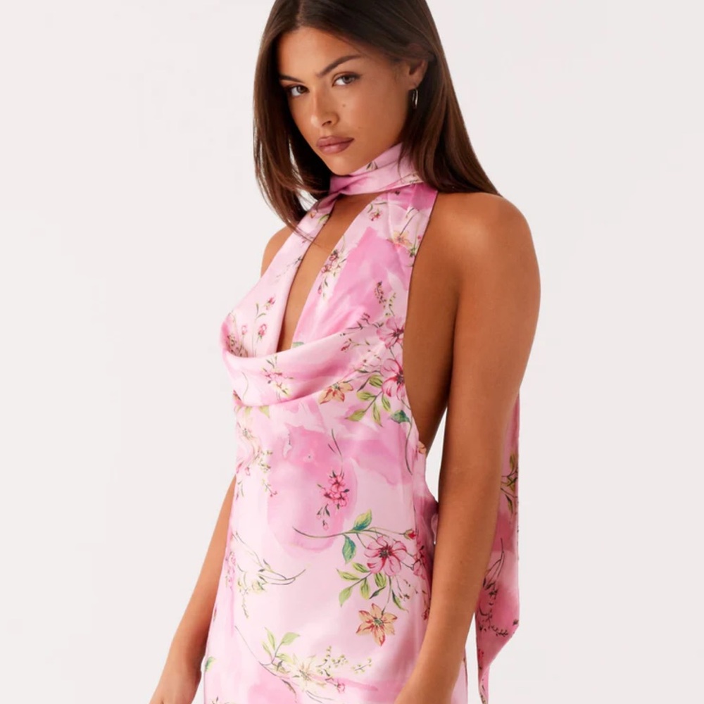 Peppermayo Heidi Mini Dress - Pink Floral WORN ONCE - Picture 2 of 4